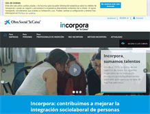 Tablet Screenshot of incorpora.org